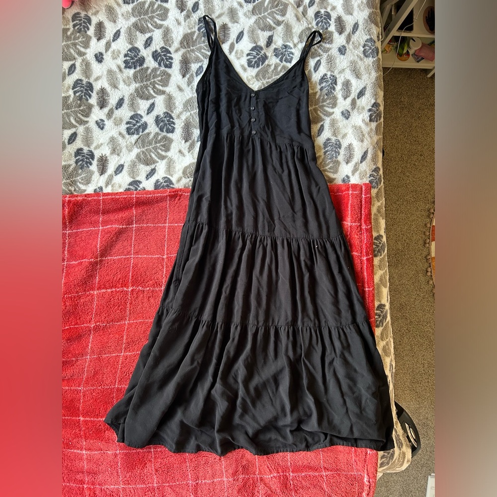 Wild Fable Black Midi Dress!